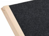 Dog Ramp Grey 70x35 cm Solid Wood Fir 172418