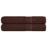 Towels "FROGN" 2 pcs Brown 100x200 cm 360 gsm 136770