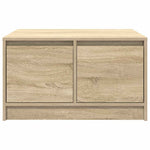 ZNTS Coffee Table with Drawers Sonoma Oak 70.5x70x40 cm 3328410