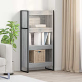 Book Cabinet Grey Sonoma 60 x 30 x 121 cm Engineered Wood 886393
