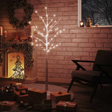 LED White Birch Tree Warm White 72 LEDs 150 cm 345143