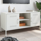 TV Cabinet White 100.5x39x50.5 cm Steel 842993