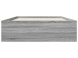 Bed Frame with Storage Grey Sonoma 80 x 200 cm Engineered Wood 3429521