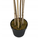 Artificial Bamboo Tree 1380 Leaves 200 cm Green 358962