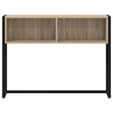 End Table with Storage Sonoma 100 x 36 x 75 cm Engineered Wood 886691