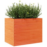 Garden Planter Wax Brown 90x60x68.5 cm Solid Wood Pine 3282501