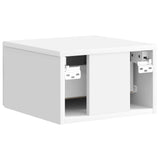 Wall-Mounted Bedside Cabinet High Gloss White 33 x 34.5 x 20 cm 898093