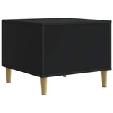 Coffee Table Black 50 x 49 x 40 cm Engineered Wood 895196