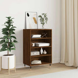 Highboard Brown Oak 57x35x90 cm Engineered Wood 827227