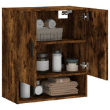 Wall Cabinet Smoked Oak 60x31x70 cm Engineered Wood 829929