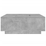 ZNTS Coffee Table Concrete Grey 100x100x40 cm Engineered Wood 3284052