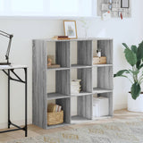 Bookcase Grey Sonoma 102x32x102 cm Engineered Wood 852821