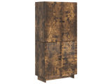 Cabinet Set 2 pcs Smoked Oak 66 x 34.5 x 90 cm Engineered Wood 3416363