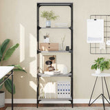 Bookcase 5-Tier Grey Sonoma 59x35x171 cm Engineered Wood 837625