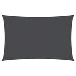 Sunshade Sail Oxford Fabric Rectangular 3x6 m Anthracite 135103