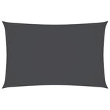 Sunshade Sail Oxford Fabric Rectangular 3x6 m Anthracite 135103
