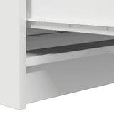 Sideboard White 80x35x76 cm Engineered Wood 861733