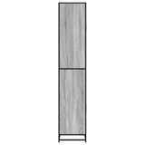 Bathroom Cabinet Grey Sonoma 35x37.5x188.5 cm Engineered Wood and Metal 3300883