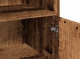 Bathroom Cabinet Old Wood 30x30x95 cm Engineered Wood 856033