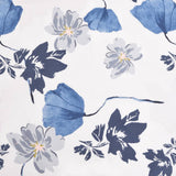Slipper Chair Blue Flower Fabric 352461