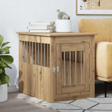 Dog Crate Furniture Artisan Oak 55x75x65 cm Engineered Wood 857640