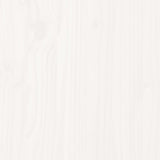ZNTS Bookcase Bed without Mattress White 150x200cm Solid Wood Pine 3322284