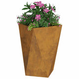 Planter Rusty 50 x 50 x 75 cm Weathering Steel 883806