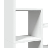 Bookcase White 72x20x120,5 cm Engineered Wood 858156