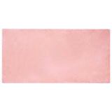 Faux Rabbit Fur Rug Olite Pink 100 x 200 cm Polyester 42021701