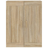 Wall Cabinet Sonoma Oak 69.5x32.5x90 cm Engineered Wood 812297