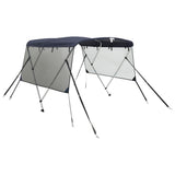 3-bow Bimini Top with Mesh Sidewalls 183xx137 cm 94845