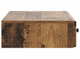 Wall-Mounted Side Table Old Wood 87.5 x 34.5 x 17 cm 899183
