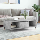 Coffee Table Concrete Grey 104x60x35 cm Engineered Wood 827080