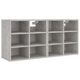 Shoe Cabinets 2 pcs Concrete Grey 52.5x30x50 cm 808693