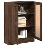 ZNTS Book Cabinet Brown Oak 82.5x30.5x115 cm Engineered Wood 833788