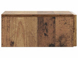 Wall-Mounted Bedside Cabinet 2 pcs Old Wood 33 x 34.5 x 20 cm 898442