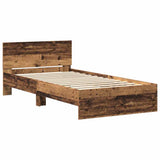 Bed Frame Old Wood 203 x 104 x 70 cm Engineered Wood 3376050