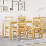 5 Piece Dining Set Panama Solid Wood Pine 3345179