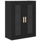 Highboard Black Oak 69.5 x 34 x 180 cm Engineered Wood 3416205