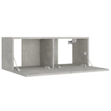 8 Piece TV Cabinet Set Concrete Grey Engineered Wood 3114217