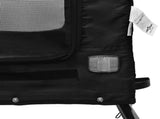 Pet Bike Trailer Black Oxford Fabric and Iron 93996