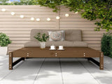 Garden Footstool Honey Brown 120x80 cm Solid Wood Pine 825712