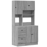 Kitchen Cabinet Grey Sonoma 95x50x180 cm Engineered Wood 3276537