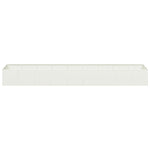 ZNTS Planter White 360x80x40 cm Steel 860767