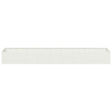 ZNTS Planter White 360x80x40 cm Steel 860767