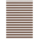 Zebra Blind Brown 165x200 cm Fabric Width 160.9 cm Polyester 4014378