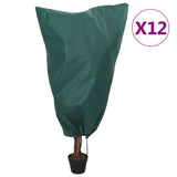 Plant Fleece Covers with Drawstring 12 pcs 70 g/m 0.8x1 m 3203566