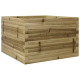 Garden Planter 70x70x46 cm Impregnated Wood Pine 3282418
