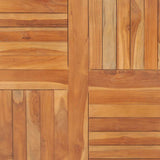 Table Top Natural Teak Solid Teak Wood 90x90 cm Durable 48991