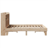 Bed Frame without Mattress 140x200 cm Solid Wood Pine 3308843